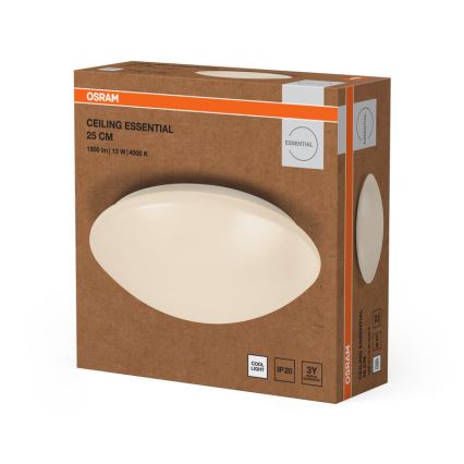Osram - LED-takarmatur ESSENTIAL LED/13W/230V 4000K Ø 25 cm