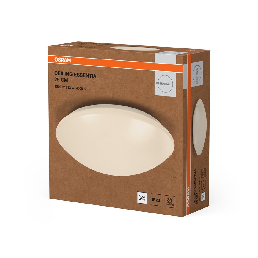 Osram - LED-takarmatur ESSENTIAL LED/13W/230V 4000K Ø 25 cm