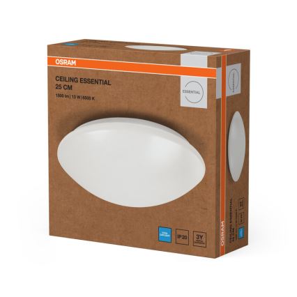 Osram - LED-taklampa ESSENTIAL LED/13W/230V 6500K Ø 25 cm