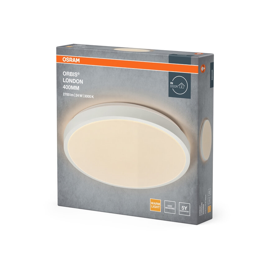 Osram - LED taklampa ORBIS LONDON LED/24W/230V Ø 39,5 cm vit