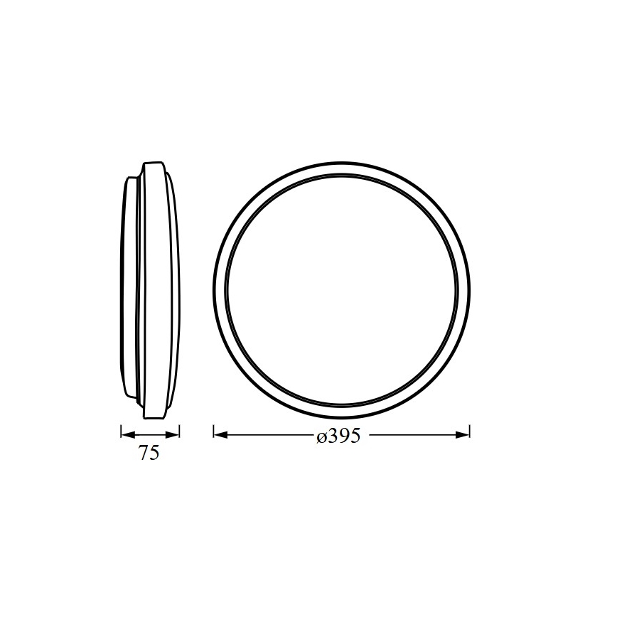 Osram - LED taklampa ORBIS LONDON LED/24W/230V Ø 39,5 cm vit