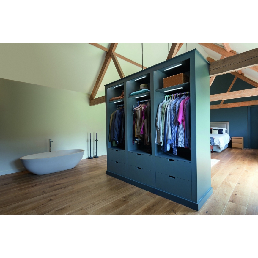 Osram - Undermonterad LED-armatur med rörelse- och skymningssensor MOBILE LED/1W/5V 500 mAh 20 cm vit