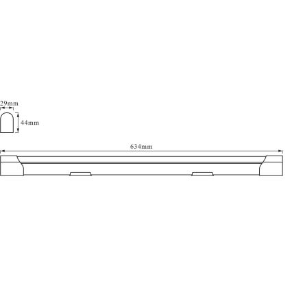 Osram - LED-underskåpsarmatur BATTEN LED/10W/230V 60 cm
