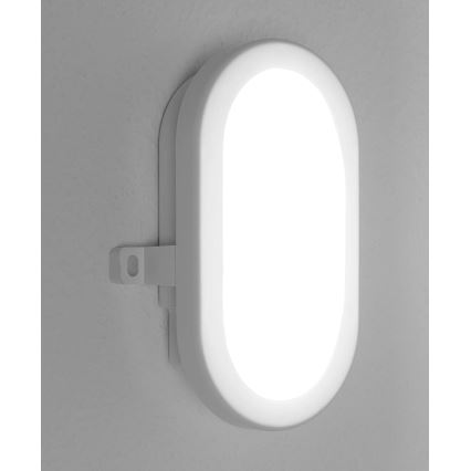 Osram - LED utomhusvägglampa BULKHEAD LED/6W/230V IP54 vit