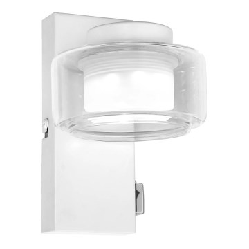 Osram - LED vägglampa för badrum ORBIS FLAME LED/5,5W/230V 3000/4000K IP44 vit