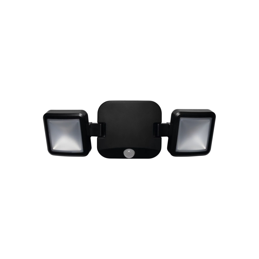 Osram - LED väggstrålkastare för utomhusbruk med sensor BATTERY 2xLED/5W/4xD IP54
