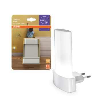 Osram - LUNETTA LED-nattlampa med sensor LED/0,28W/230V 3000K