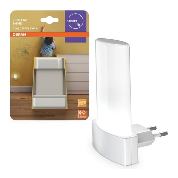 Osram - LUNETTA LED-nattlampa med sensor LED/0,28W/230V 3000K