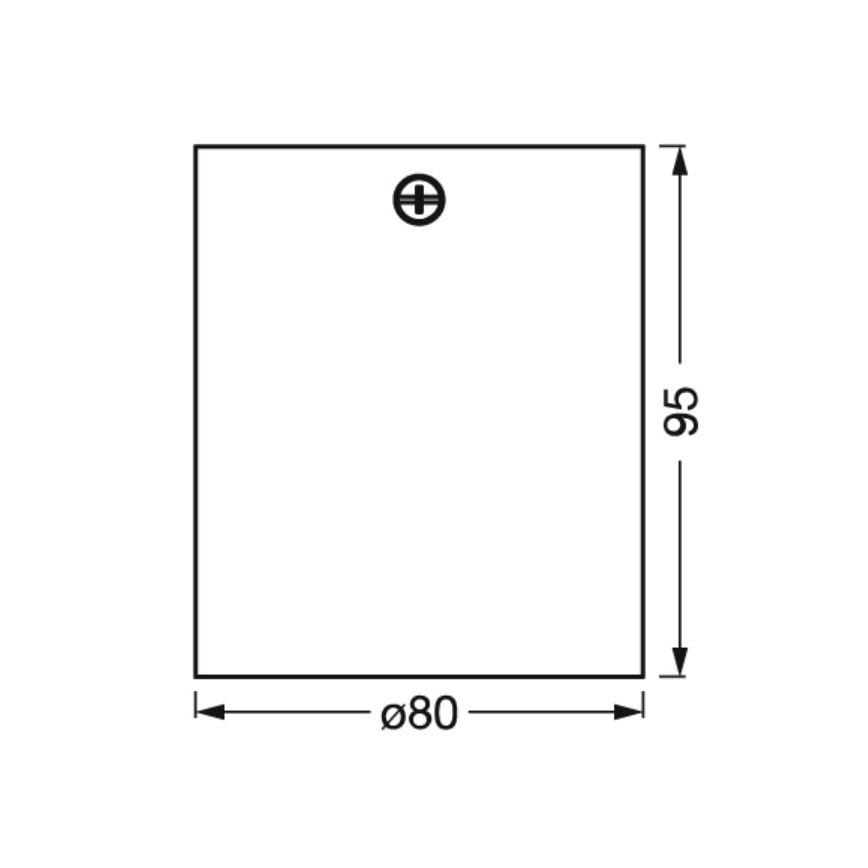 Osram - Spotlampa SPOT 1xGU10/7W/230V svart