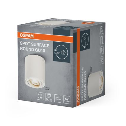 Osram - Spotlampa SPOT 1xGU10/7W/230V vit