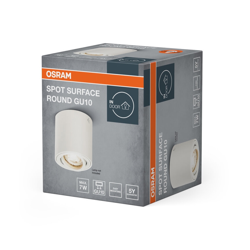 Osram - Spotlampa SPOT 1xGU10/7W/230V vit