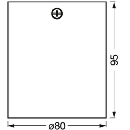 Osram - Spotlampa SPOT 1xGU10/7W/230V vit