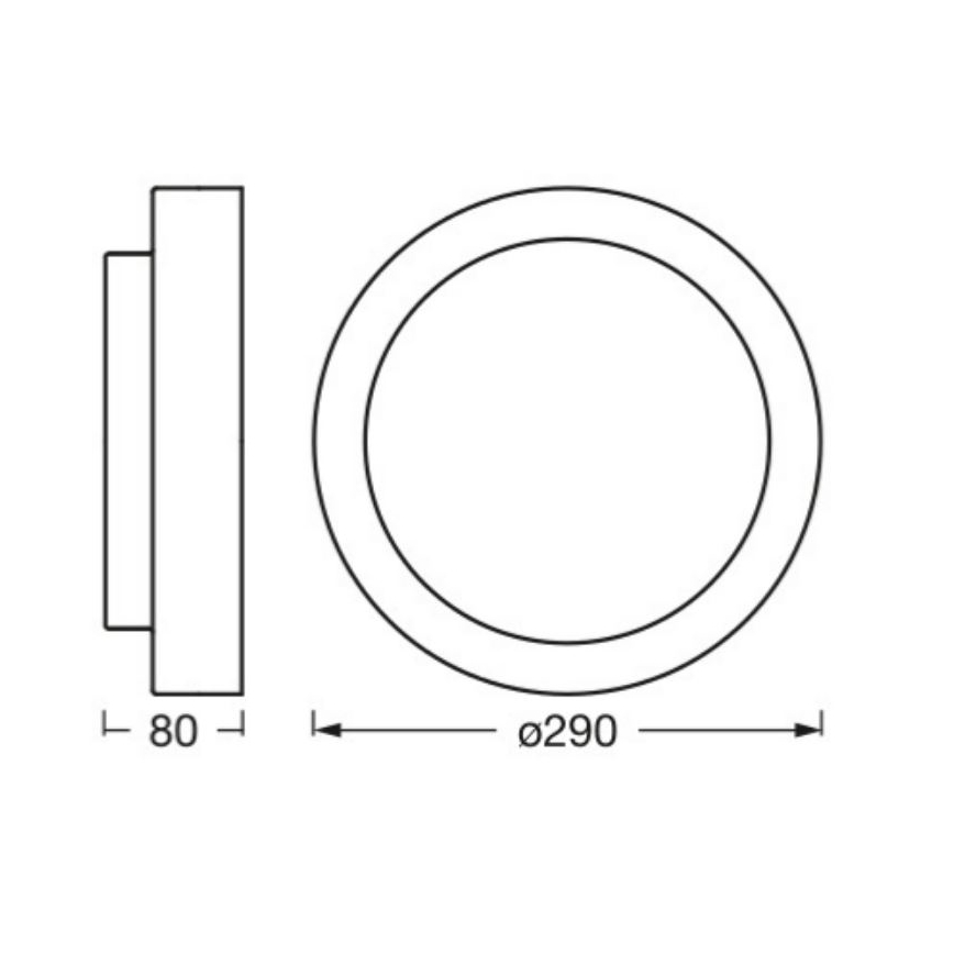 Osram - Taklampa ORBIS MADRID 2xE27/10W/230V Ø 29 cm matt krom