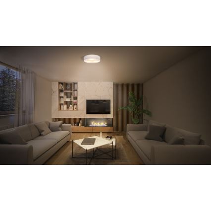 Osram - Taklampa ORBIS PARIS 1xE27/25W/230V Ø 30 cm vit