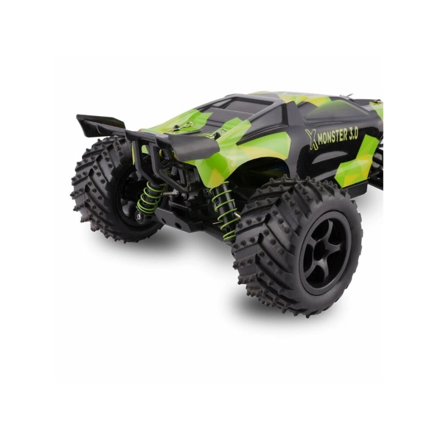 Overmax - fjärrstyrd RC-bil X-MONSTER 3.0 1700 mAh Svart/Grön
