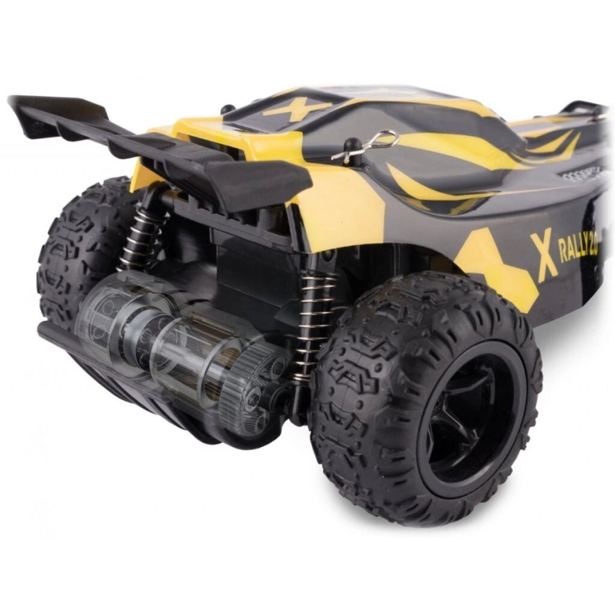 Overmax - Fjärrstyrd RC-bil X-RALLY 2.0 1200 mAh Svart/Gul