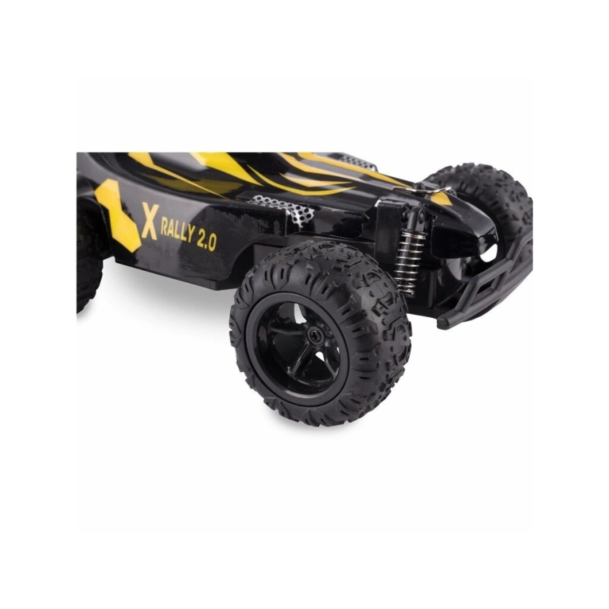 Overmax - Fjärrstyrd RC-bil X-RALLY 2.0 1200 mAh Svart/Gul