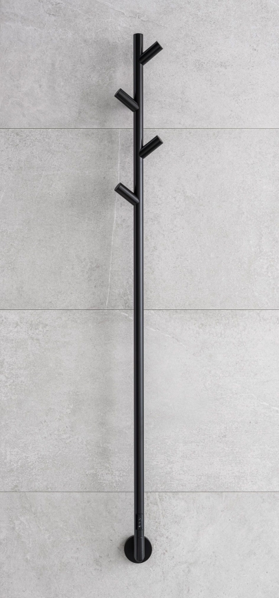 P.M.H. LS1B - Elektrisk handdukstork LISA 24W/230V 170 cm IP44 svart