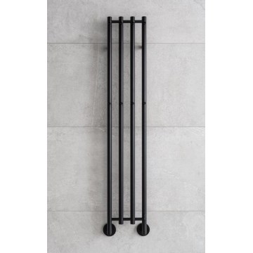 P.M.H. MO1B-R - Elektrisk handdukstork MONA 93W/230V 153,3 cm IP44 svart