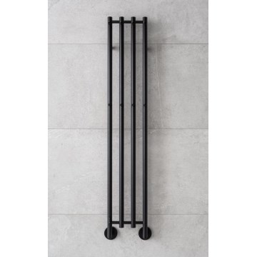 P.M.H. MO1B-RK - Elektrisk handdukstork MONA 93W/230V 153,3 cm IP44 svart