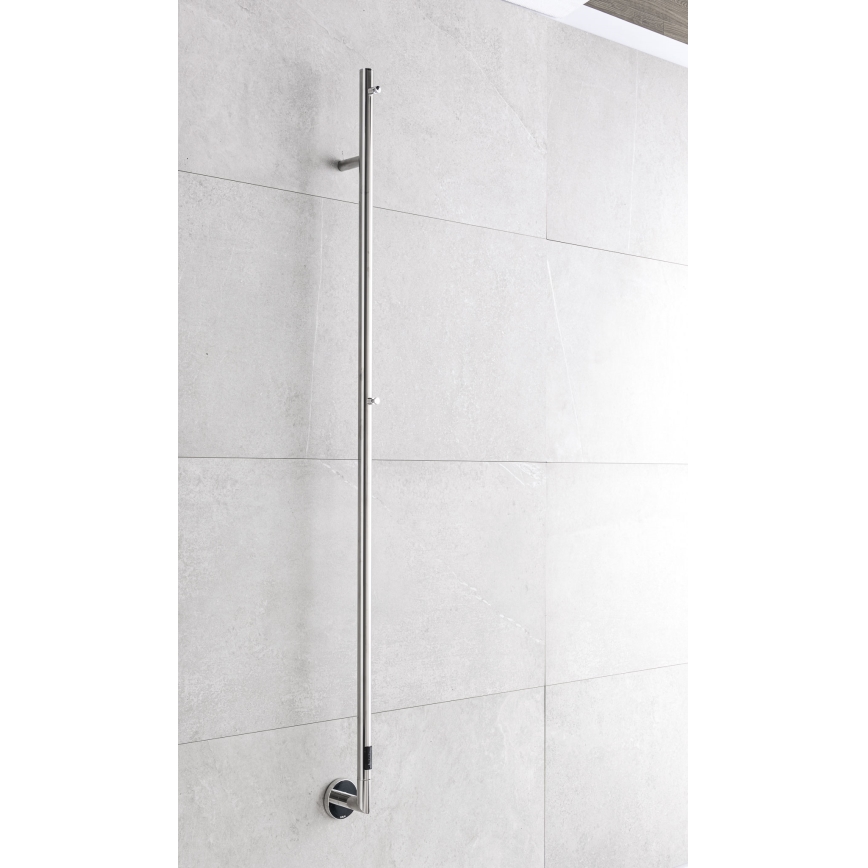 P.M.H. OL1SS - Elektrisk handdukstork OLE 24W/230V 170 cm IP44 polerat rostfritt stål