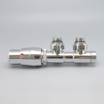 P.M.H. TERM-LC-EK - Ventil med termostatisk ventilhuvud TERM vänster/blank krom
