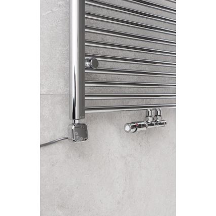 P.M.H. TERM-LC-EK - Ventil med termostatisk ventilhuvud TERM vänster/blank krom