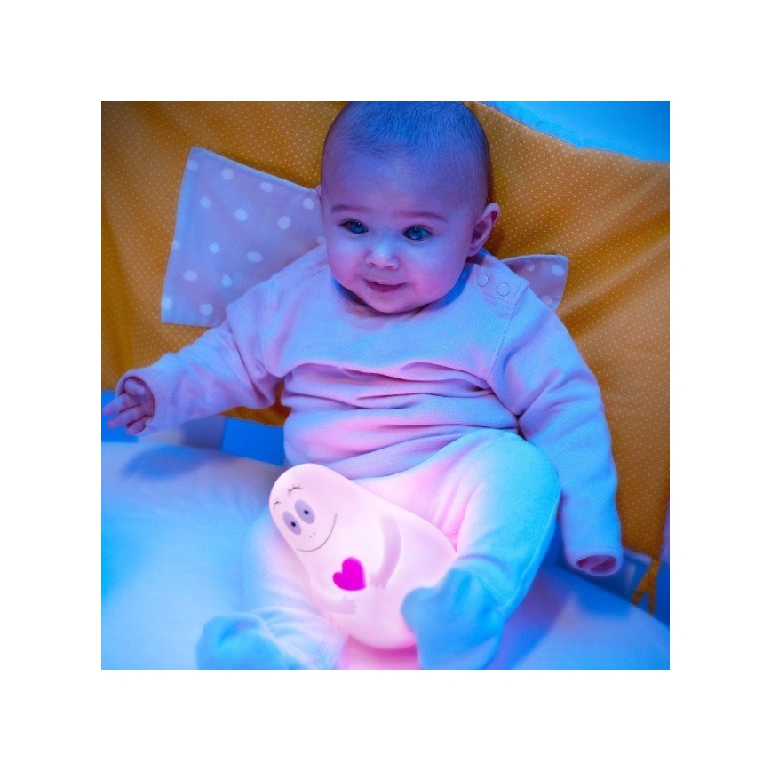 PABOBO - LED-lampa Lumilove BARBAPAPA rosa