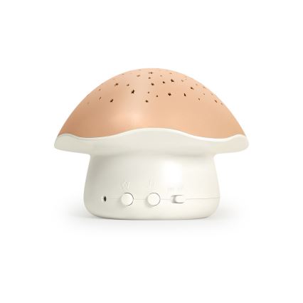 PABOBO - Projektor med melody STAR MUSHROOM 3xAA laxrosa