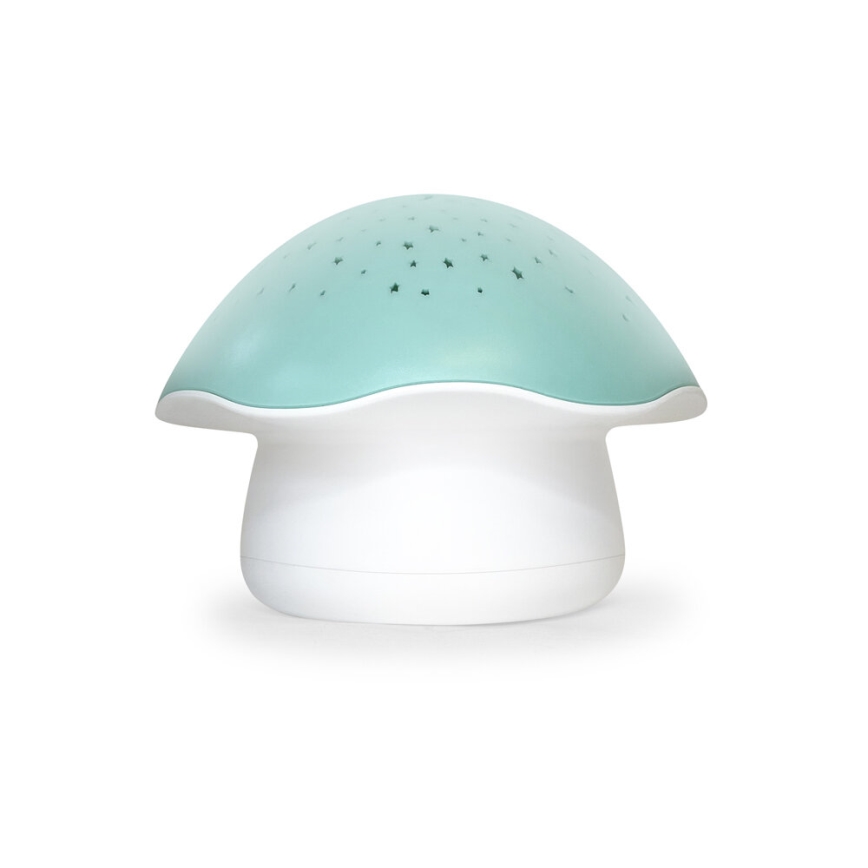 PABOBO - Projektor med sång STAR MUSHROOM 3xAA blå