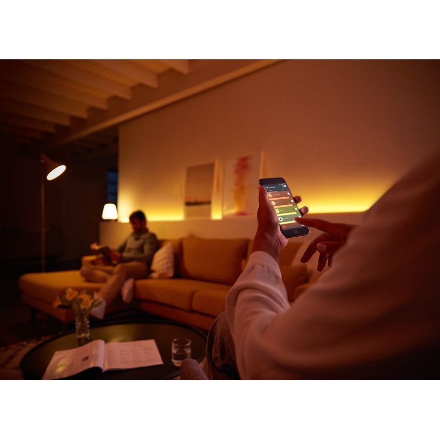 PAKET 2x Dimbar LED-lampa Philips Hue Vit E14/5,5W/230V 2700K
