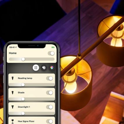 PAKET 2x Dimbar LED-lampa Philips Hue Vit E14/5,5W/230V 2700K