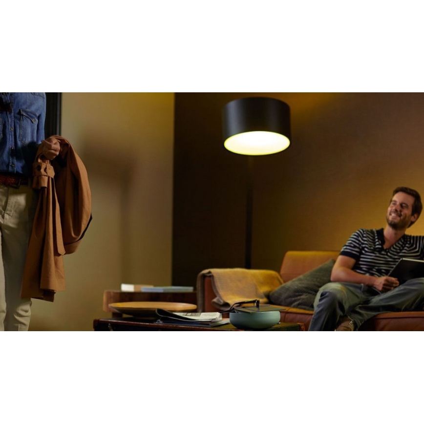 PAKET 2x Dimbar LED-lampa Philips Hue Vit E27/9W/230V 2700K