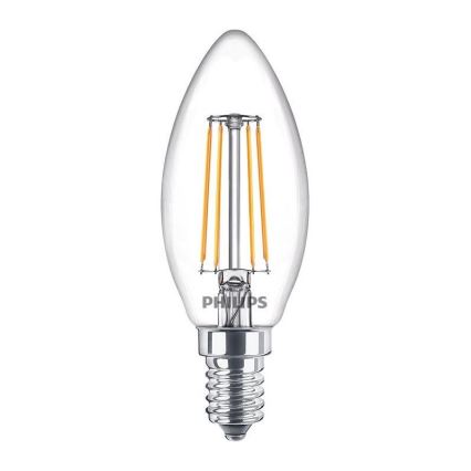 PAKET 3x LED-lampor Philips B35 E14/4.3W/230V 2,700K