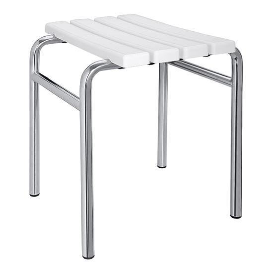 Pall 44x45 cm silver/vit