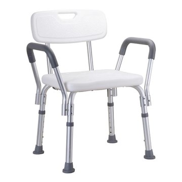 Pall 56 × 66 cm – silver/vit