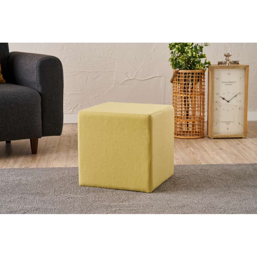 Pall CUBI 40x40 cm gul