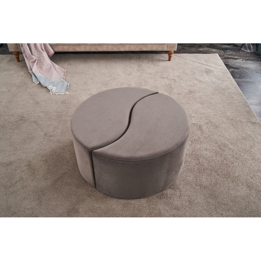 Pall JING Ø 80 cm, brun