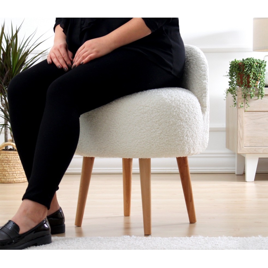 Pall MIKI Ø 46 cm vit