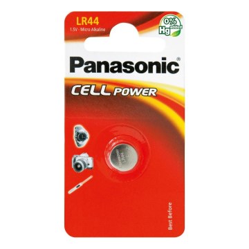 Panasonic - 1 delar Alkaliskt knappbatteri LR44 1,5V 120 mAh