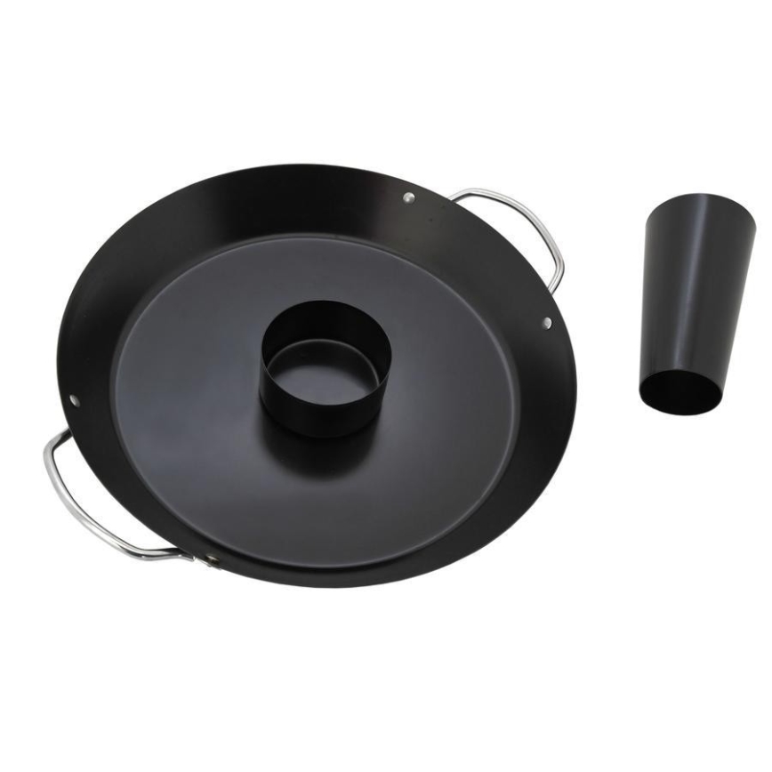 Panna med ställ för grillning av kyckling 30 cm