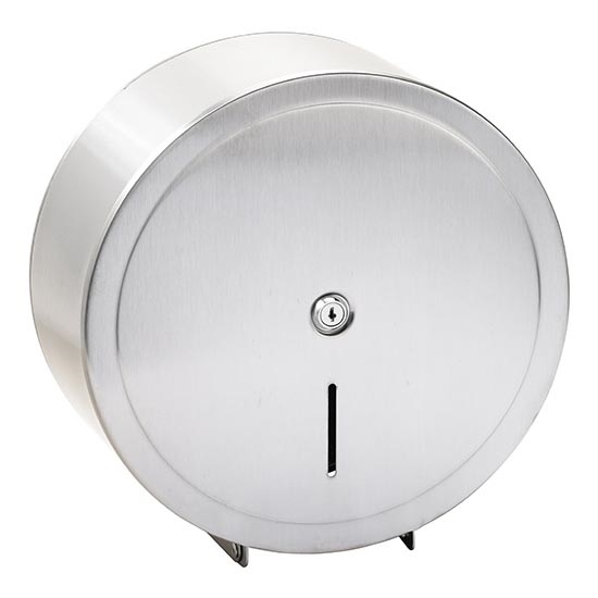 Pappersbehållare 31x32,5 cm, rostfritt stål/silver