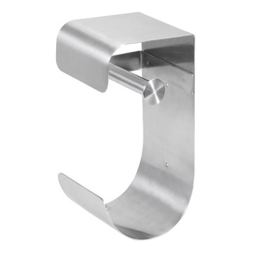 Pappershållare 12,5x26 cm rostfritt stål/silver