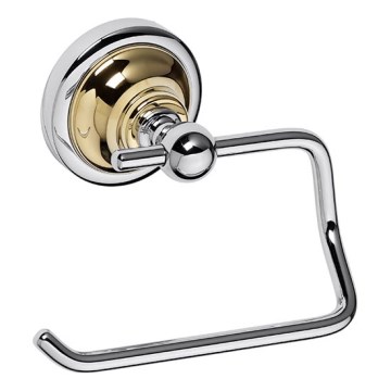 Pappershållare 13,5x10 cm silver/guld