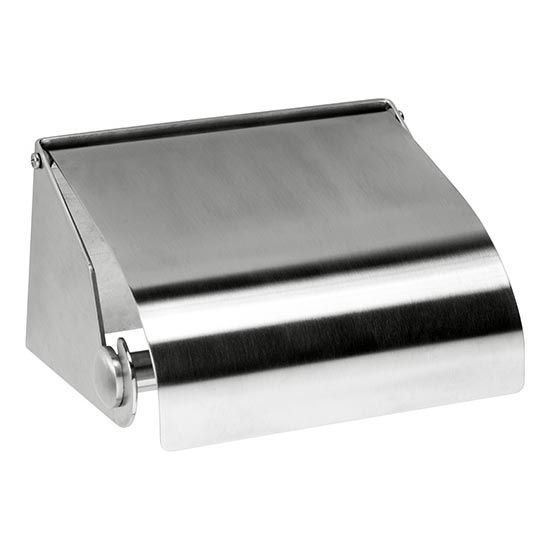 Pappershållare 14x8 cm rostfritt stål/silver