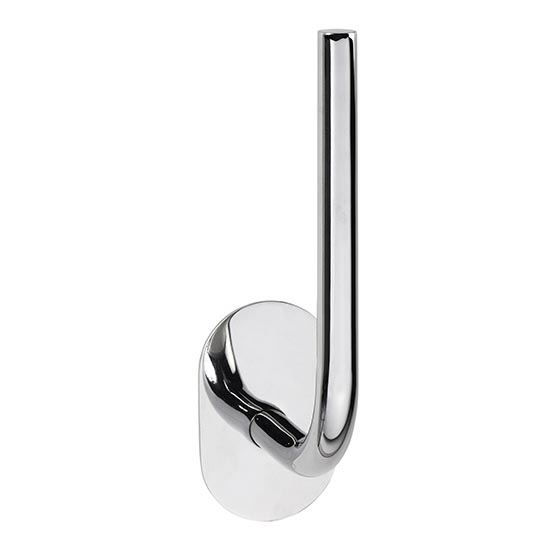 Pappershållare 4,5 × 18 cm, rostfritt stål/silver