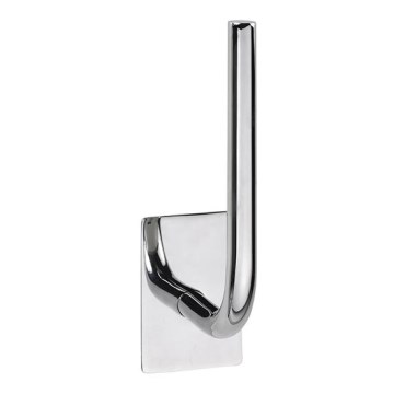 Pappershållare 4,5x18 cm i rostfritt stål/silver