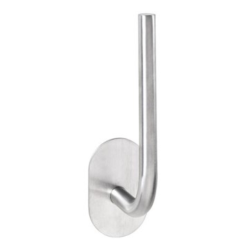 Pappershållare 4,5x18 cm rostfritt stål/silverfärgad