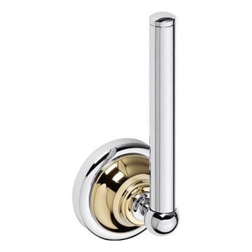 Pappershållare 6,5x17 cm silver/guld