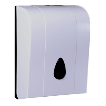 Pappershandduksdispenser 26x38 cm vit